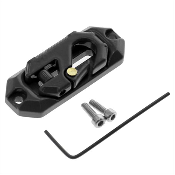 Winch Control Mount Plate Metal Winch Hook Recovery Tool Black