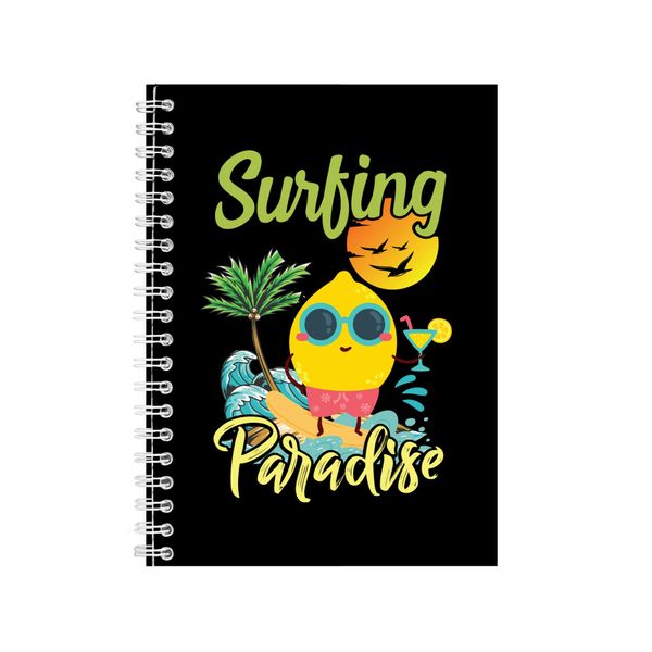 Surfing Paradise Notebook Summer Gift Idea A5 Notepad 150