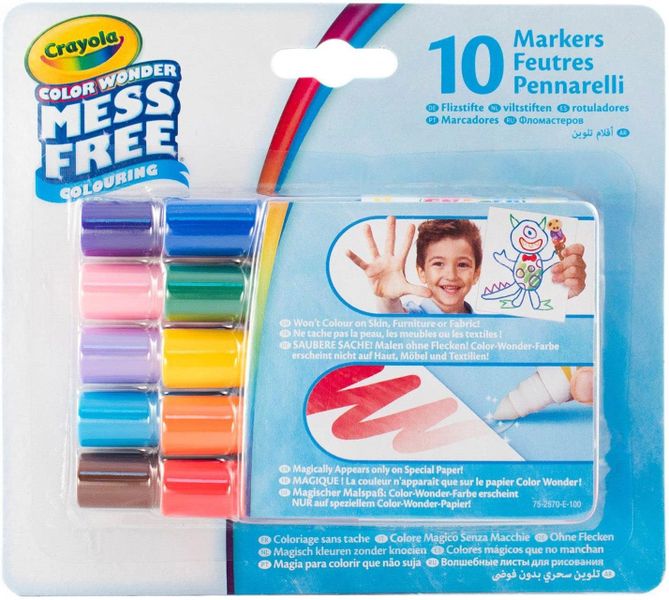 Crayola Color Wonder Mini Markers 10 Piece