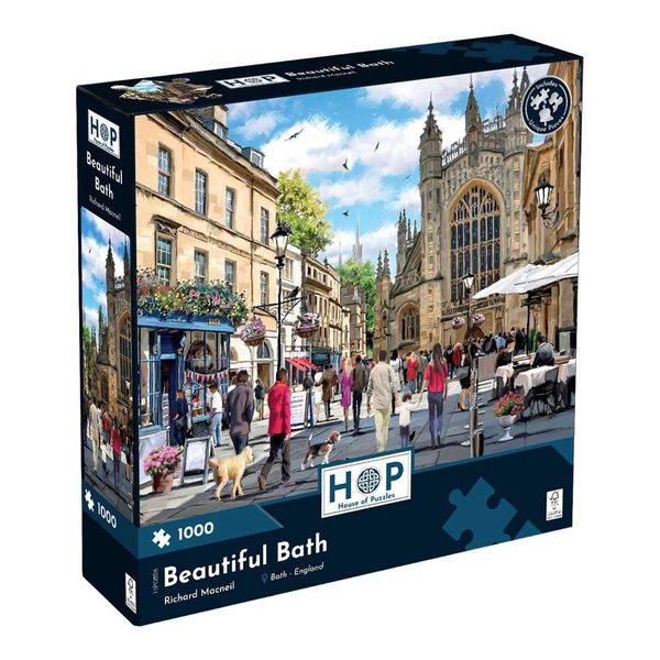 House of Puzzles - Beautiful Bath - 1000 Piece Jigsaw Puzzle