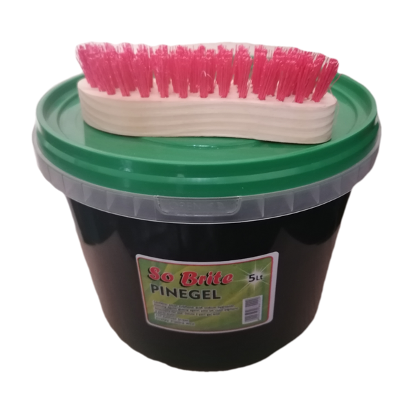 So Brite Pine Gel 5 Litres With Srub Brush