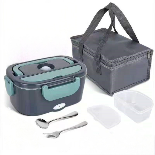 Portable Electric Lunch Box with Dual Car and Home Use
