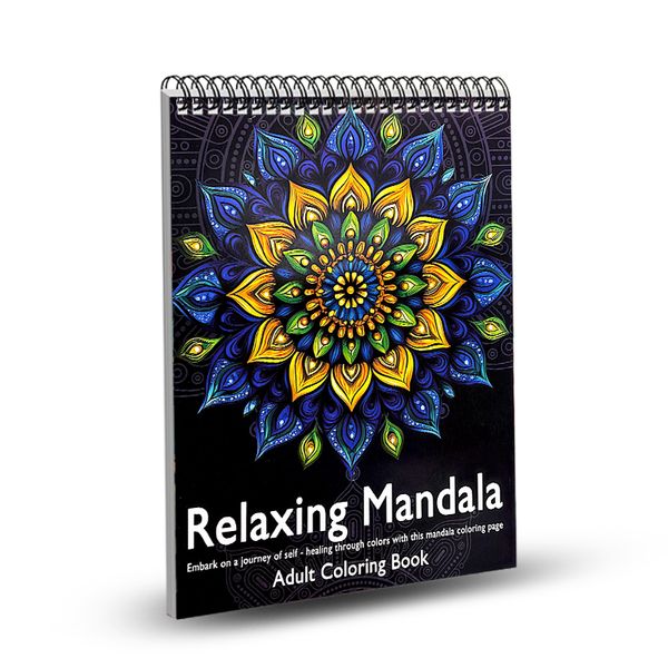 Focus And Immerse, Mandala Coloring Book - A Thoughtful Gift A033