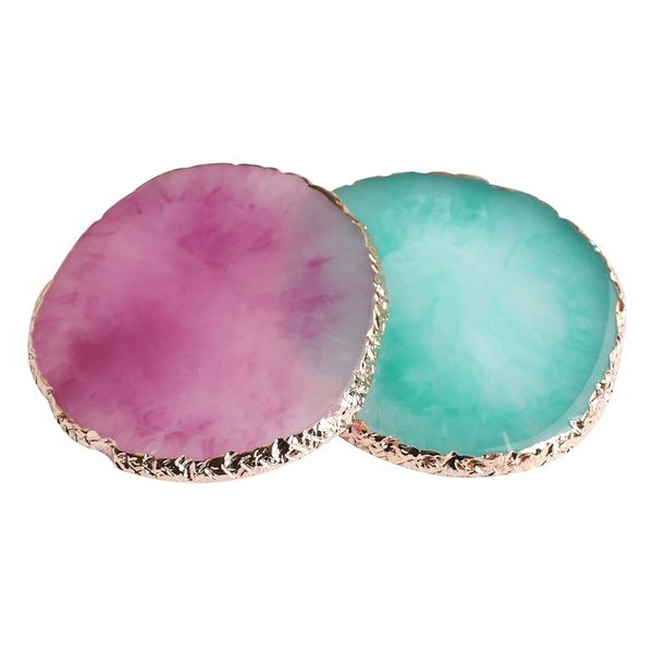 2 Pcs Resin Nail Art Palette, Nail Art Painting Palettes Nail Holder