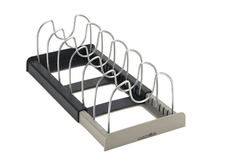 Adjustable Organizer Rack For Pans &amp; Pot Lids