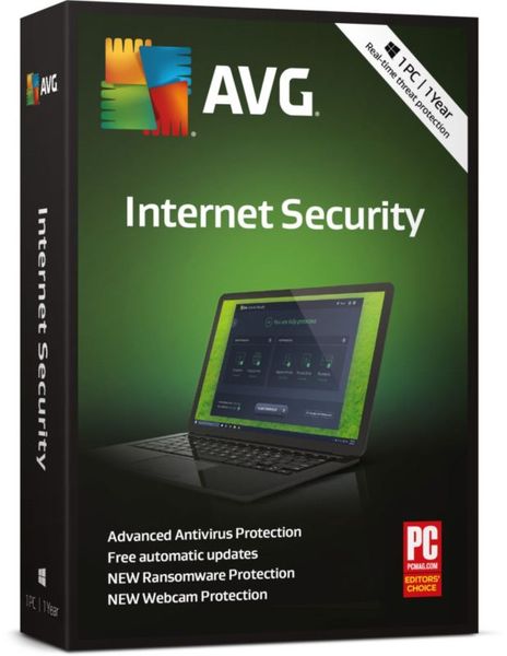 AVG Internet Security - 1pc/1year -Physical Voucher