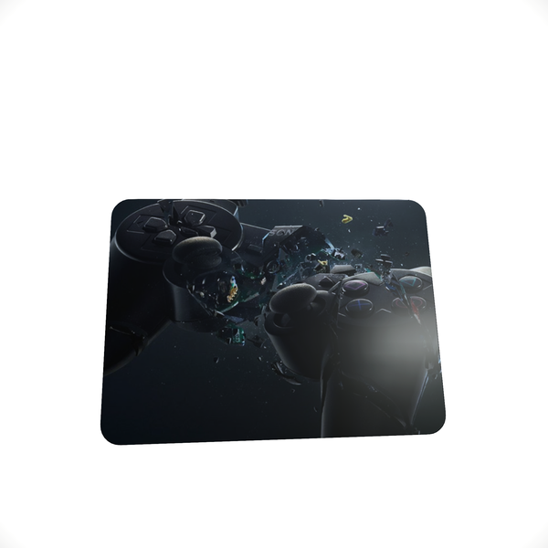Black PlayStation Controller Brocken D-Mouse Pad