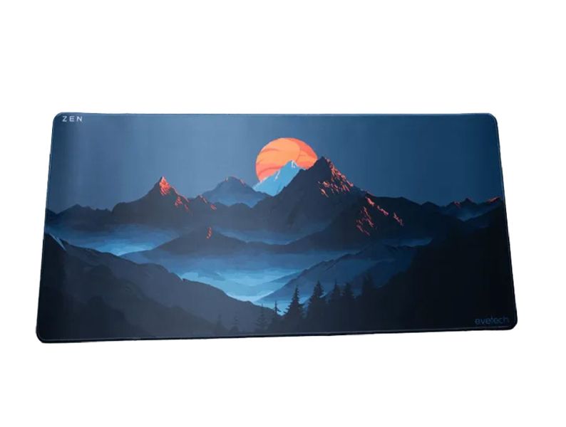 Evetech Zen XL Gaming Mousepad -880mm x 440mm x 5mm, Non-Slip Rubber Base