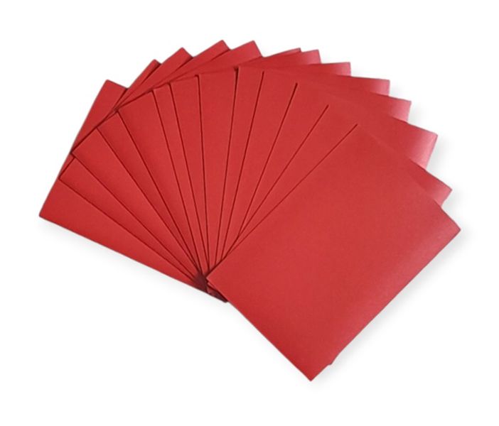 Luck Dragon-Standard Matte Sleeves - Red