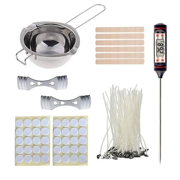 Candle Making Kit, 109 Items, Heat Resistant, 26.5x16x7cm, Silver