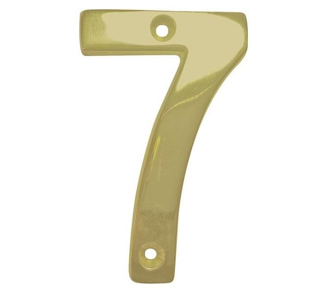 Number 7 - Brass 76 x 1.2mm