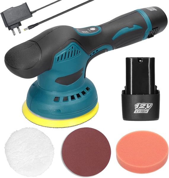 Cordless Eccentric Car Polishing Machine 8 Speed Levels Adjustable