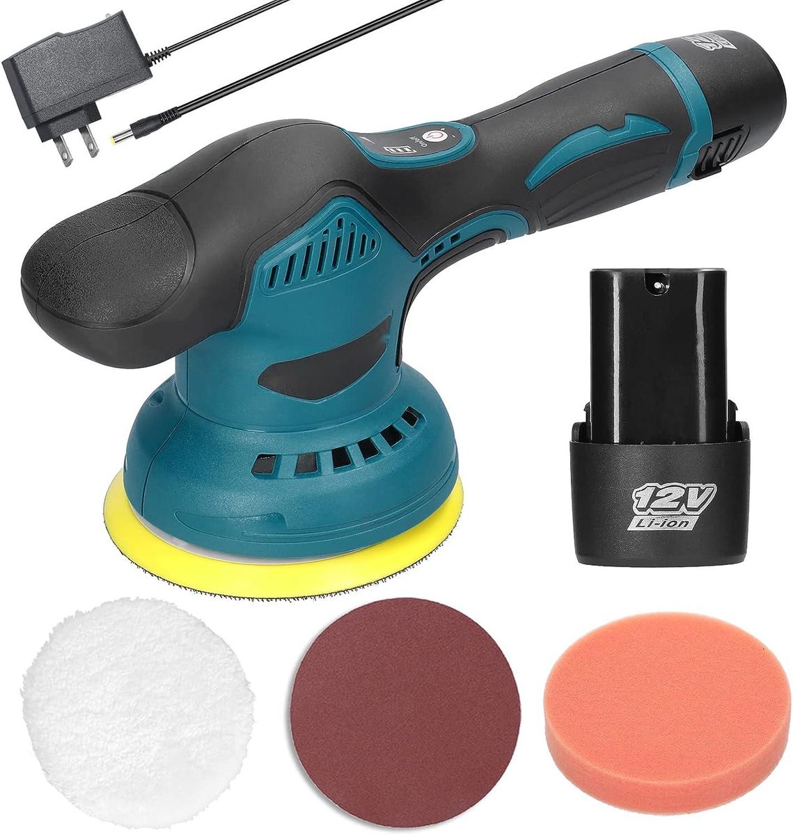 Cordless Eccentric Car Polishing Machine 8 Speed Levels Adjustable 1250W Shop Today. Get it