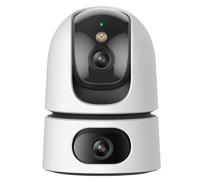 Ranger Dual 6MP Pan Tilt Wifi Security Camera White and Black