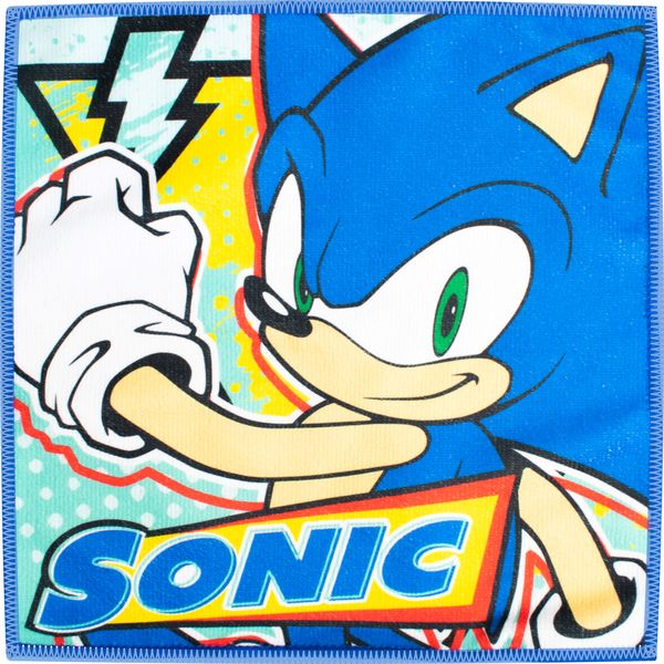 SONIC By Sega Official Licensed Kids Microfiber Face Cloth - 2 Pack