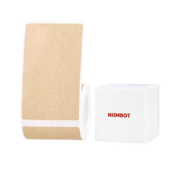 Niimbot - B1_Pro / B21_Pro - 50×80mm - 95 Kraft Paper Labels - Red &amp; Black