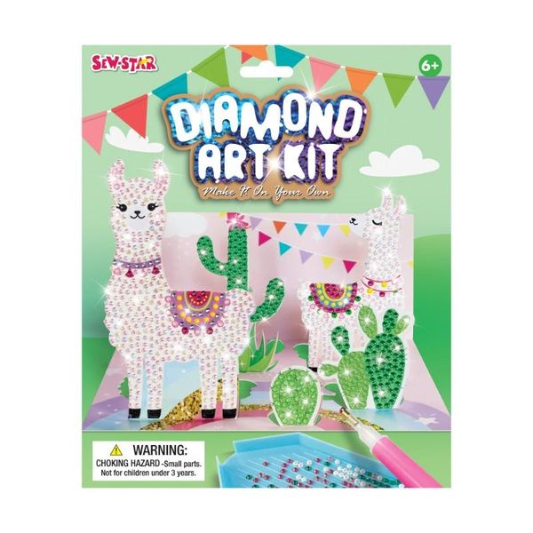 Sew-Star Llama Land Diamond Art Kit