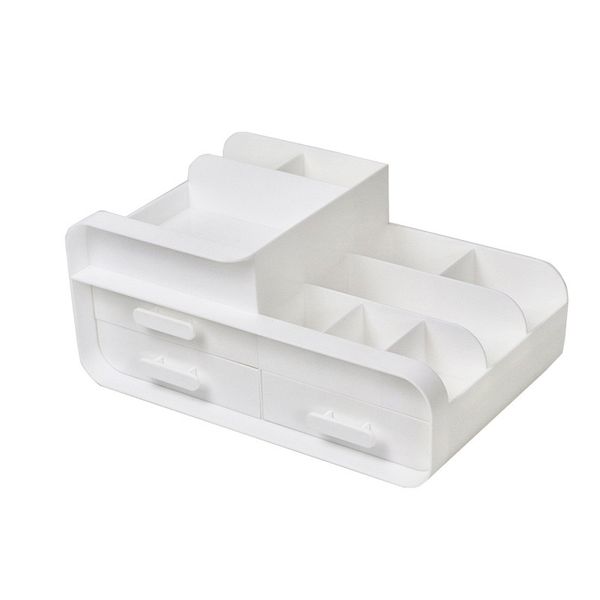 3 Drawer Multi-Compartment Tabletop Makeup Organiser Stationery Organizer
