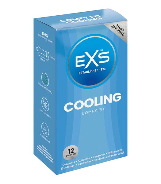 EXS Cooling Condoms Comfy fit - 12 Pack