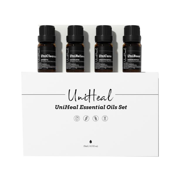 YAHIME Massage Essential oil for Body Relaxation and Pain Relief 15mlx4