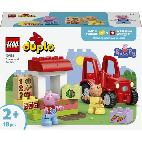 LEGO® DUPLO® Peppa Pig Tractor and Market Building Toy 10468 Image