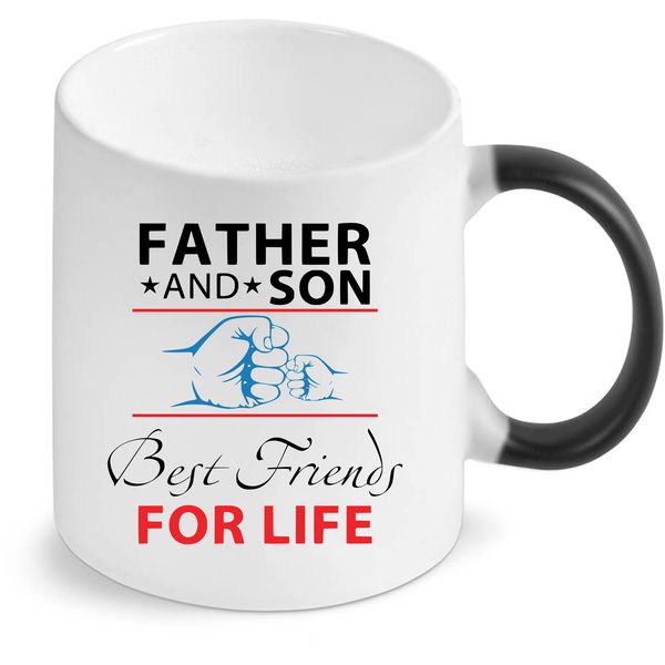 Father and Son Birthday Christmas Father's Day Gift Magic Coffee Mug