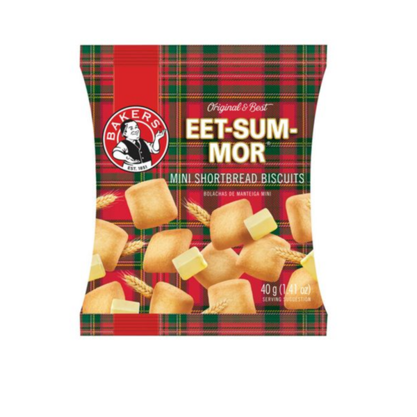 Bakers Original Mini Eet-Sum-Mor Mini Shortbread Biscuits (24 x 40g ...