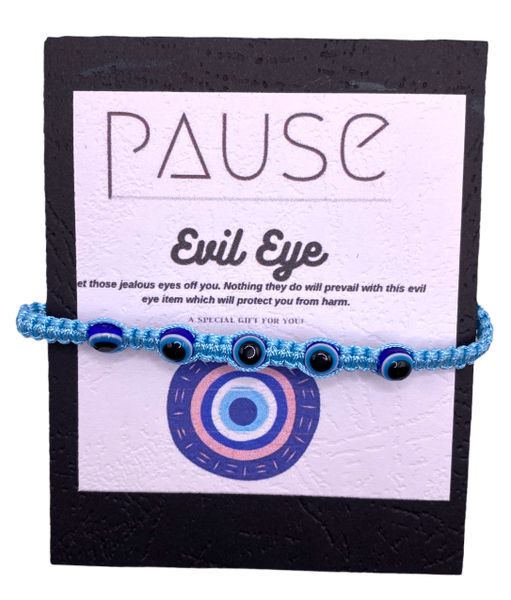 Pause Evil Eye Protection Bracelet