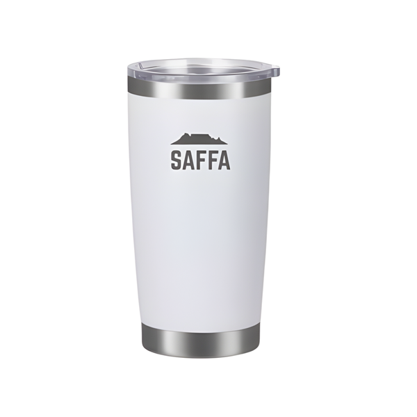 SAFFA 590ml/20 Oz Double-Wall Insulated Travel Flask Tumbler