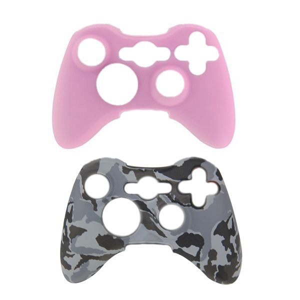 Unibright Silicone Covers (Pack of 2) Pink and Camo for Xbox360