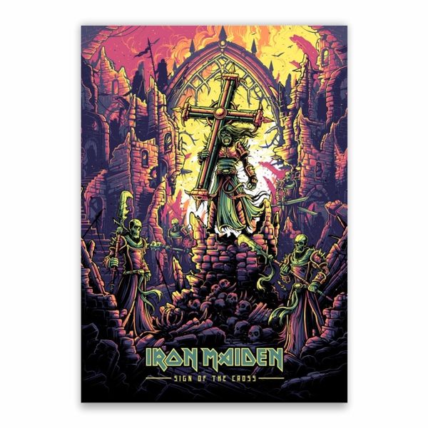 Iron Maiden Sign Of The Cross Poster - A1
