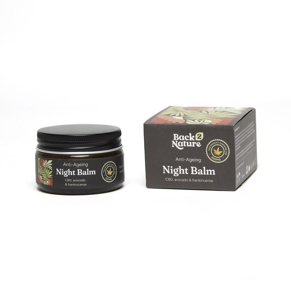 Back 2 Nature Anti-Ageing CBD Night Balm, 50ml