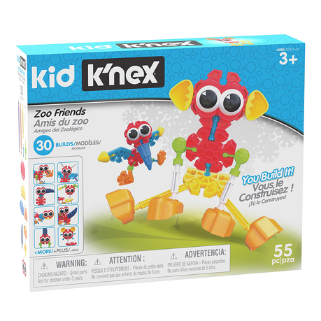 Knex - Zoo Friends Building Set - 55 Pieces/30 Models | Shop Today