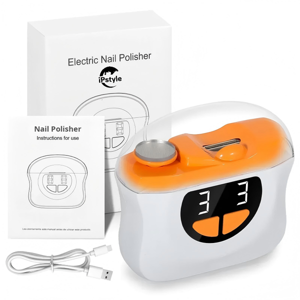 IPSTYLE 2-in-1 Electric Nail Clipper &amp; Polisher for Adults &amp; Babies