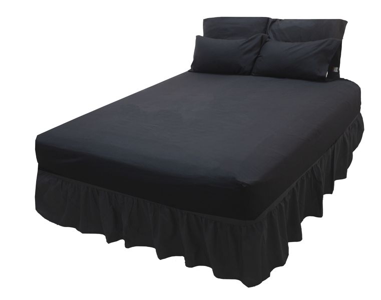 Simply Sleep - Polyester 90 GSM - 05 Piece Combo Set - Jet Black