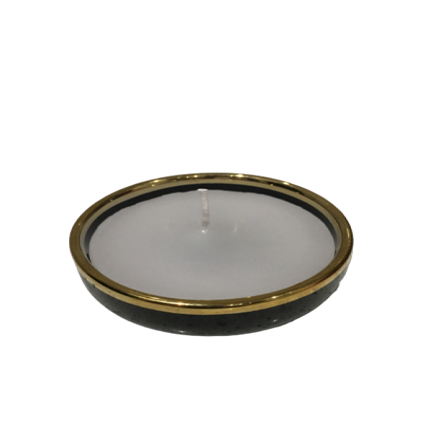 Coffee Scented Candle In Ceramic Jar