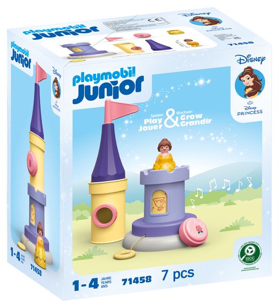 Playmobil Junior &amp; Disney - Belle's Play Tower with Sound Playset - 7 Piece