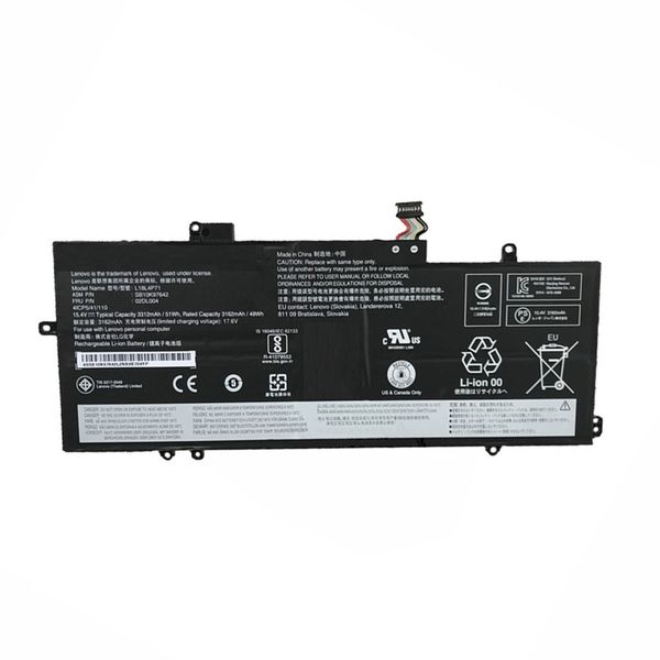 Battery for Lenovo X1 Carbon Gen7,X1 Yoga Gen4 Series (L18C4P71)
