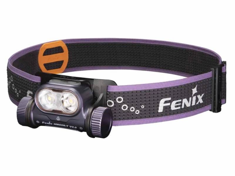 Fenix HM65R-T V2.0 Rechargeable Headlamp - Dark Purple