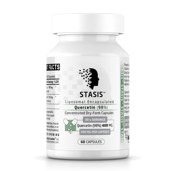 STASIS Liposomal Quercetin (98%) 400mg (Sophora Japonica Extract)