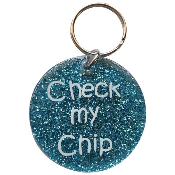 ID Disc Dogs Round Light Blue Large