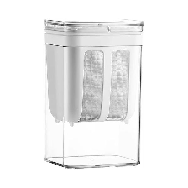 Fine Mesh Greek Yogurt Strainer &amp; Whey Separator with Lid - 1100ml