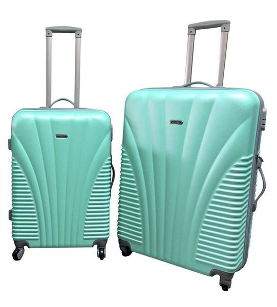 2 Piece Blue Star Luggage Set - Applegreen