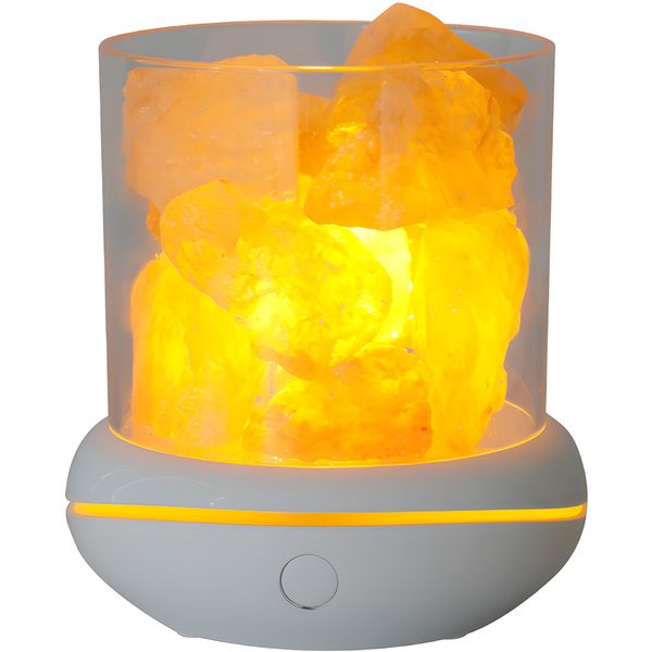 Himalayan Crystal Salt Lamp Aromatherapy Essential Oil Diffuser Night Light