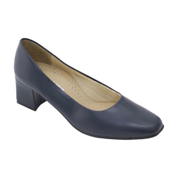 LaMara Paris Local Basic Comfort 5.5cm Heel Court Shoe - White