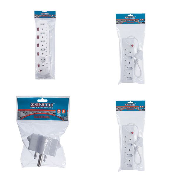 2x Multiplug 6 Way &amp; 1x Adaptor 1X 3Pin 2x 2Pin + Switched Multiplug 10 Way