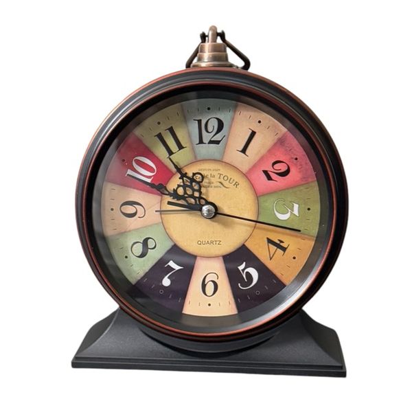 Table Top Clock Desk Clock Antique Style Hanging Clock Home