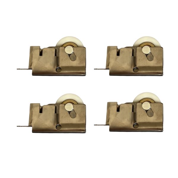 4 Pack Sliding Wheel for Single Patio Door - Smooth &amp; Long-Lasting