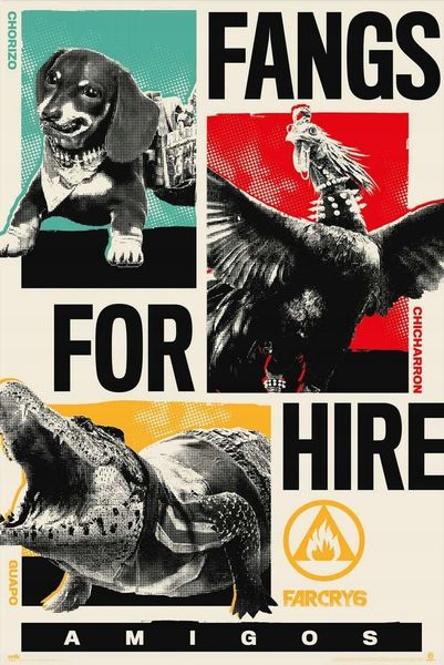 Far Cry 6 -Fangs for Hire Poster