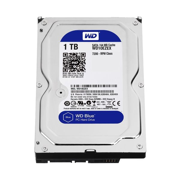 Western Digital WD Blue 1TB HDD (WD10EZEX) Surveilance HDD 7200 RPM